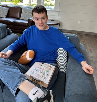 Jeremy with football-1