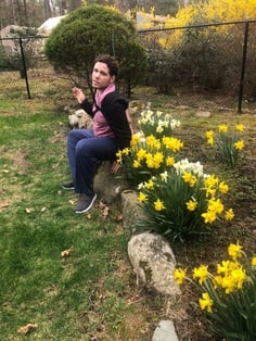 Josh Marino with Daffodil Background