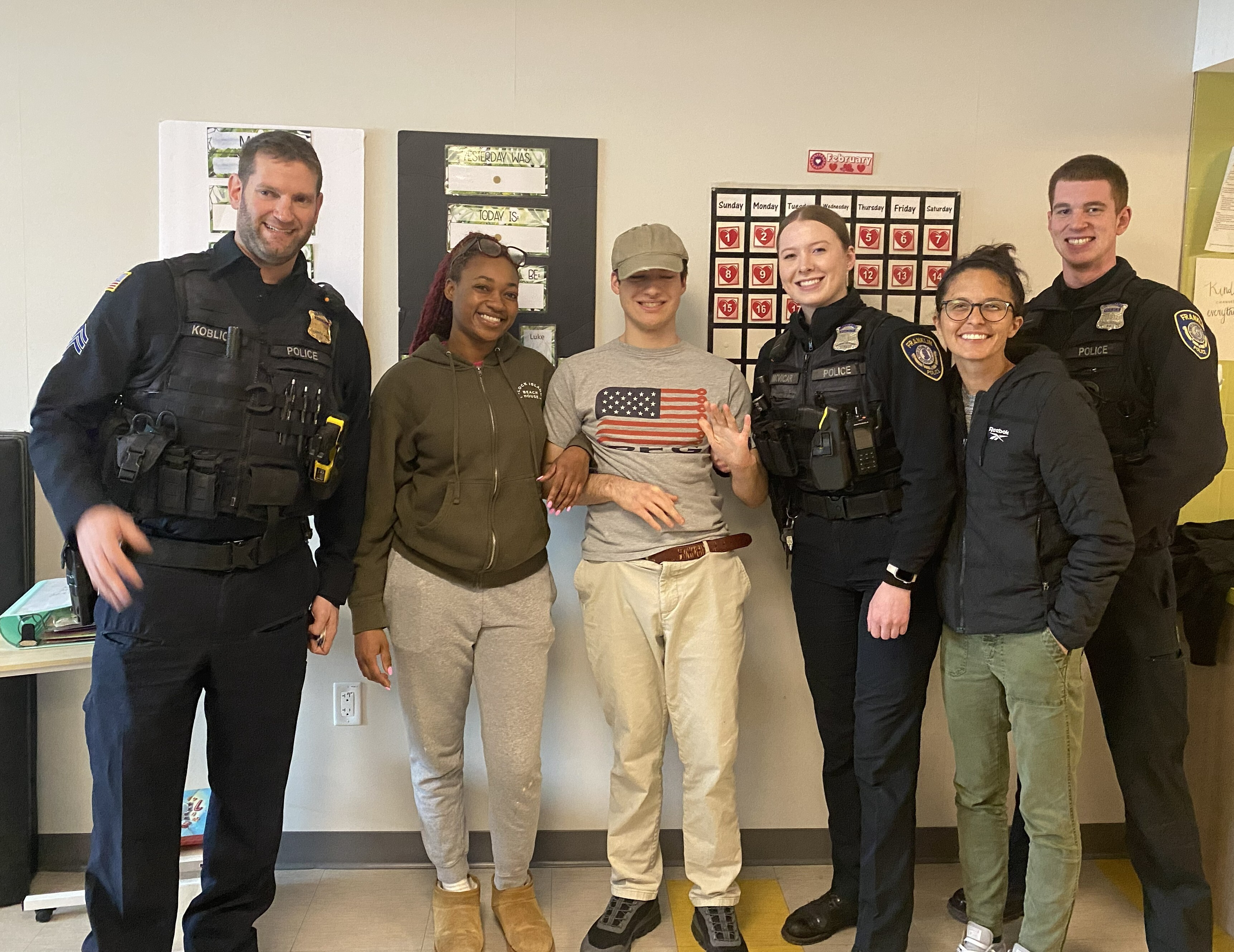 Franklin Police Department Visit Federico 2.19.2026