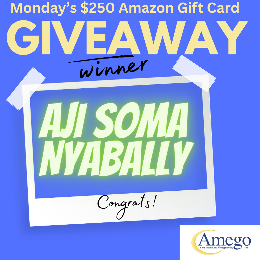 Monday Amazon Gift Card Winner Monday Amazon Gift Card Winner
